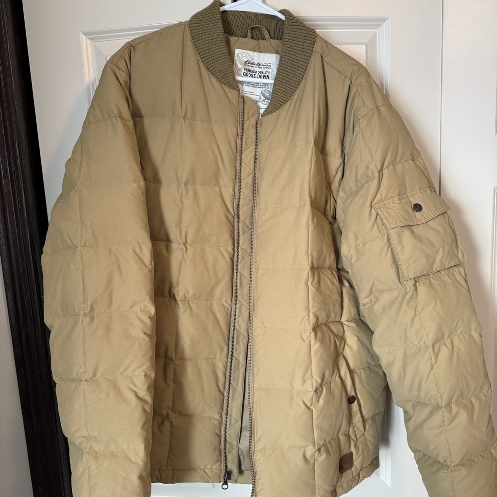 Men's Khaki Bomber Jacket